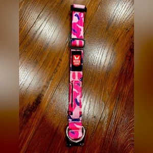 New Boss Dog pink collar